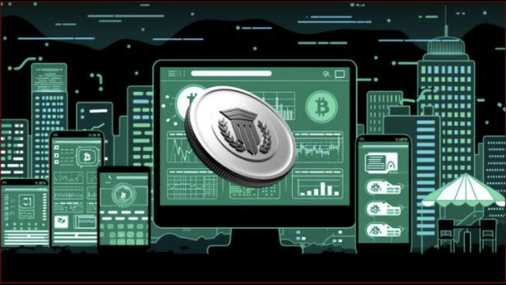 Futuristic blockchain technology transforming global finance and digital banking
